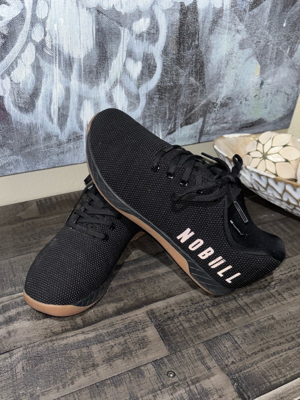 NOBULL Outwork Shoes in the Black Gum WOMENS 10